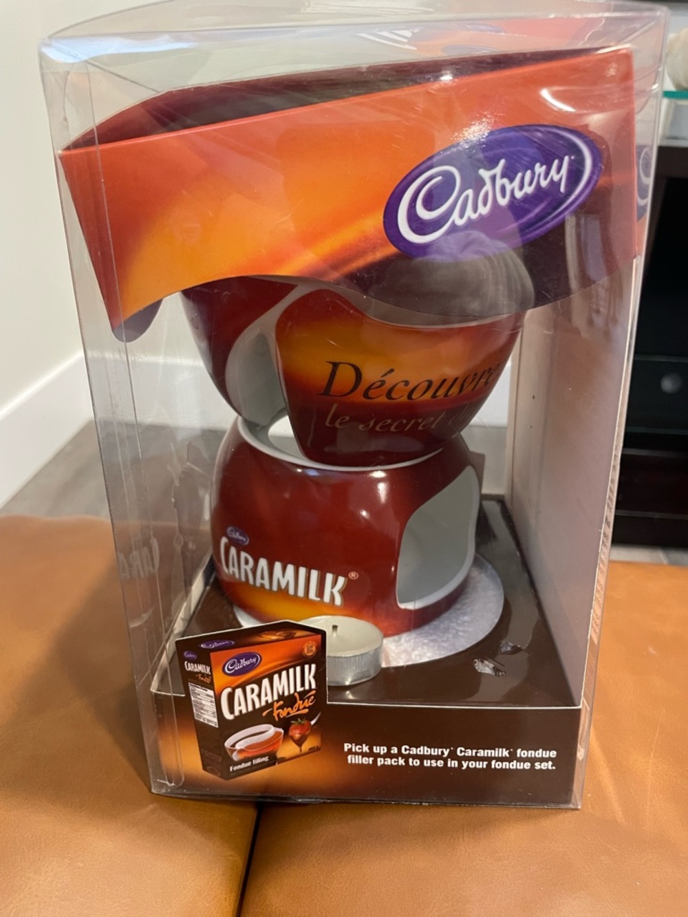 Fondue ceramic Caramilk set